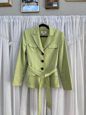 Le Suit Lime Green Suit Jacket